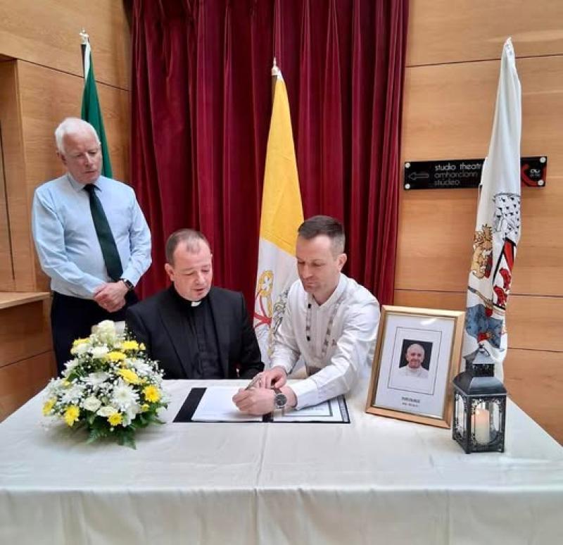 Louth County Council opens books of condolence to honour late Pope Francis