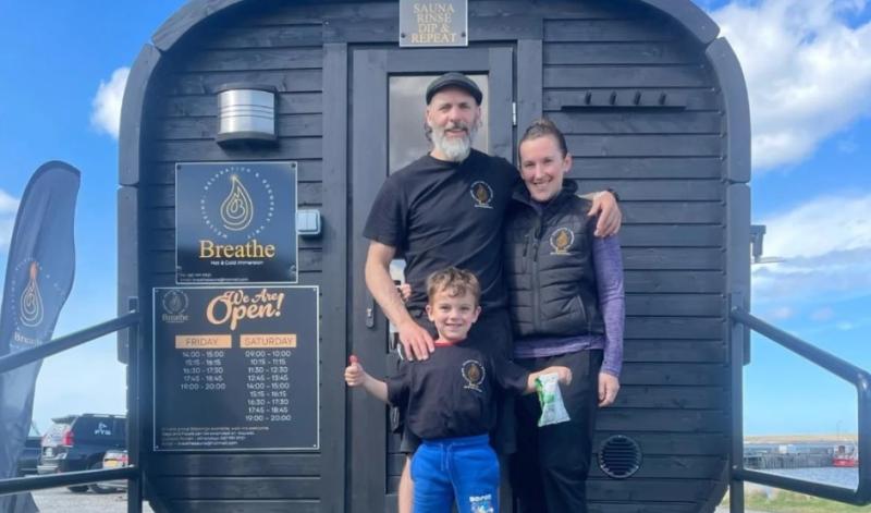 Louth man has opened his dream sauna business on the beachfront to ‘bring people together’ 
