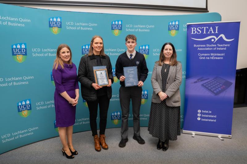 Dundalk Grammar student Eoin Larkin celebrated at UCD Quinn School