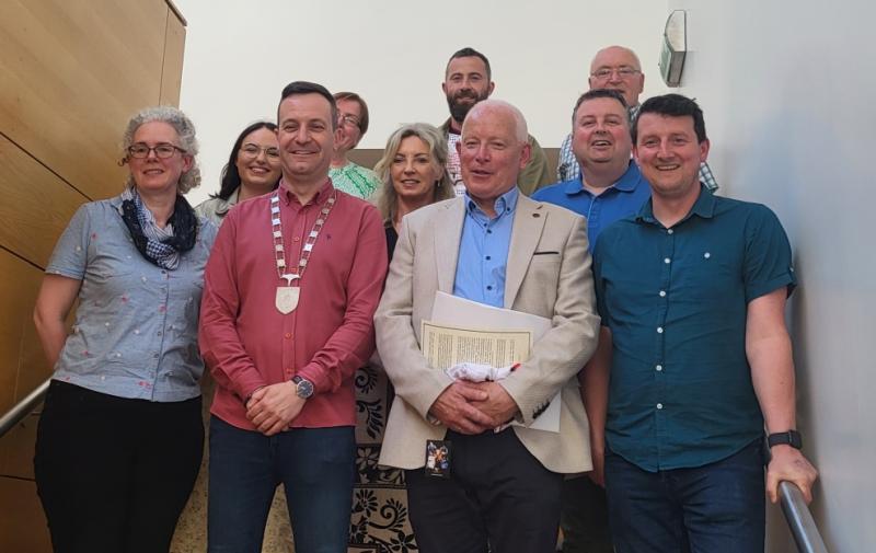 Councillors mark retirement of Joe McGuinness from Louth County Council