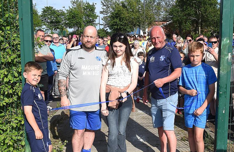 Muirhevnamor FC name pitch Gills Park