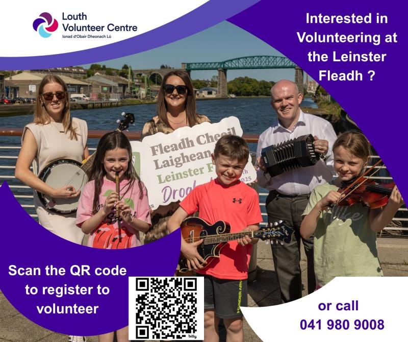Louth Volunteer Centre seeks volunteers for Leinster Fleadh