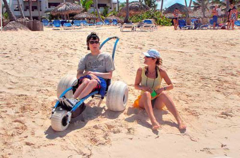 Beach access for wheelchairs in Louth