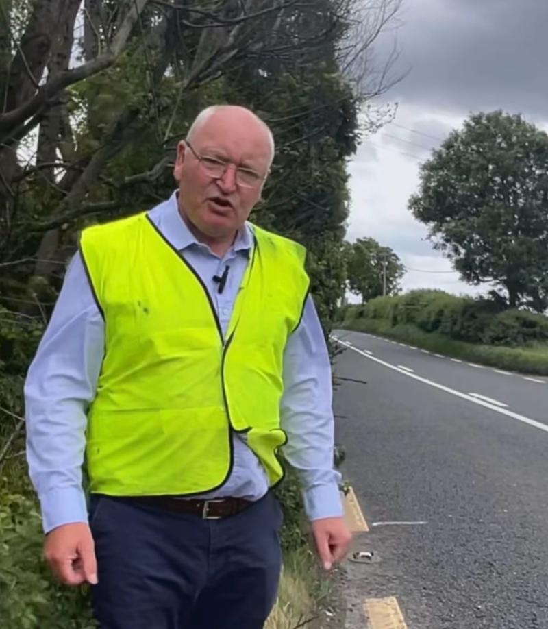 Louth councillor urges immediate action at hazardous stretch on N53