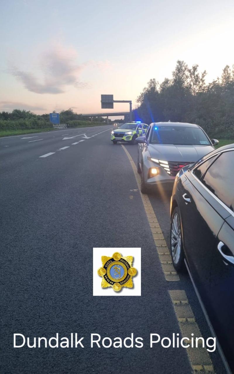 Louth Gardaí catch dangerous driver speeding at 196km/h on M1