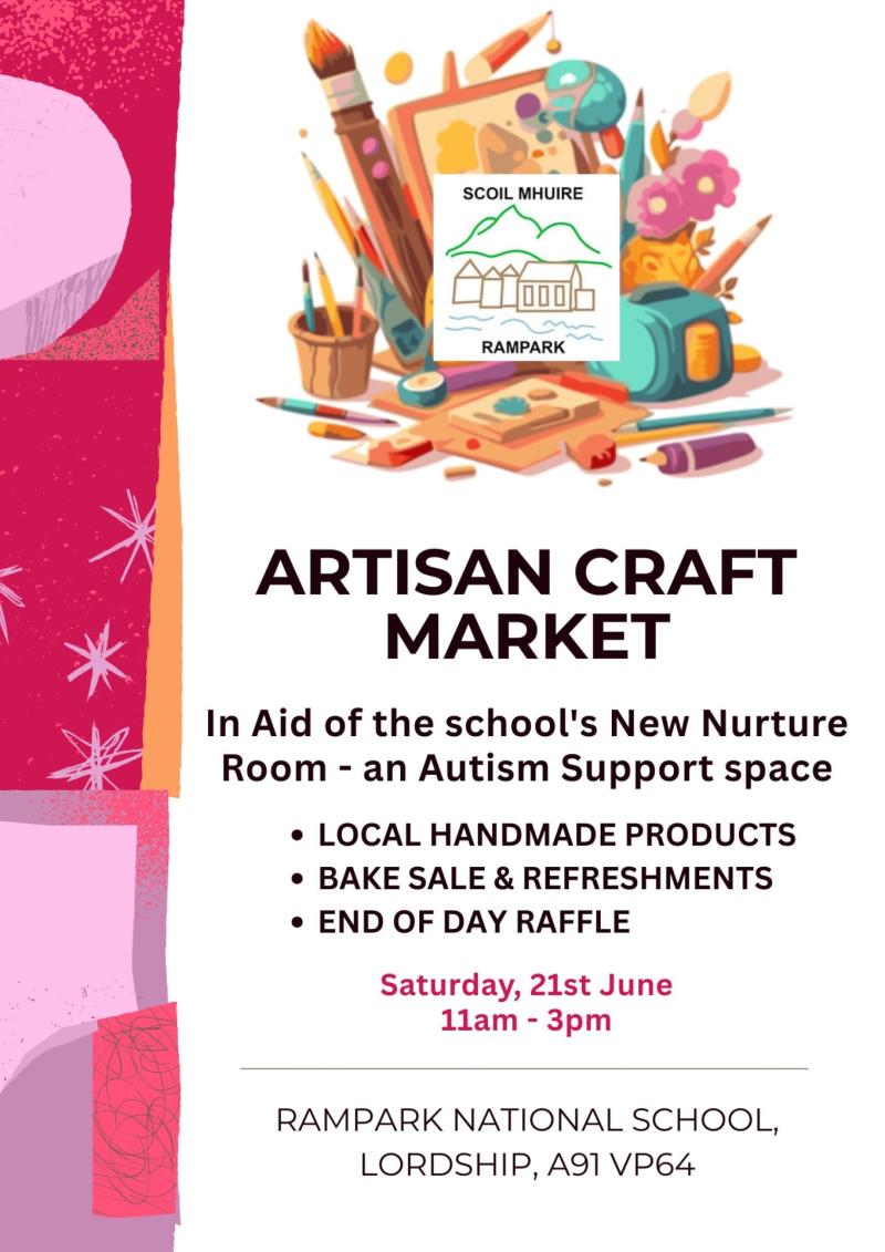 Rampark NS set to hold an artisan craft market to raise funds for a new Autism unit