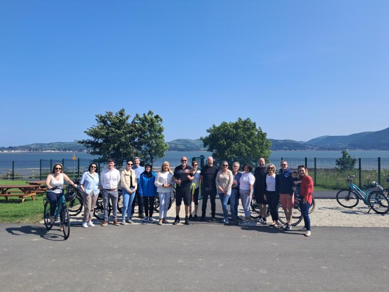 Dundalk Chamber joins OnYerBike for scenic business tour along Carlingford Greenway