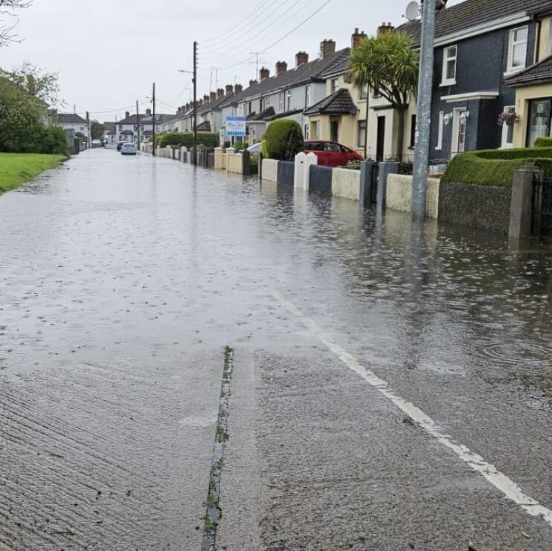 Heavy downpours cause flooding in Louth