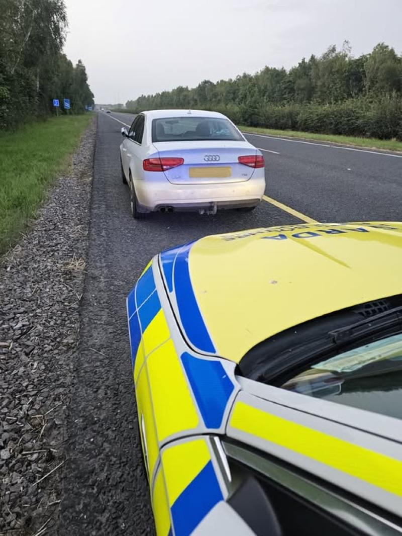 Driver arrested by Louth Gardai after being clocked at 189km/h on M1