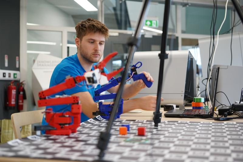 French intern explores robotics and digital fabrication at Creative Spark in Dundalk