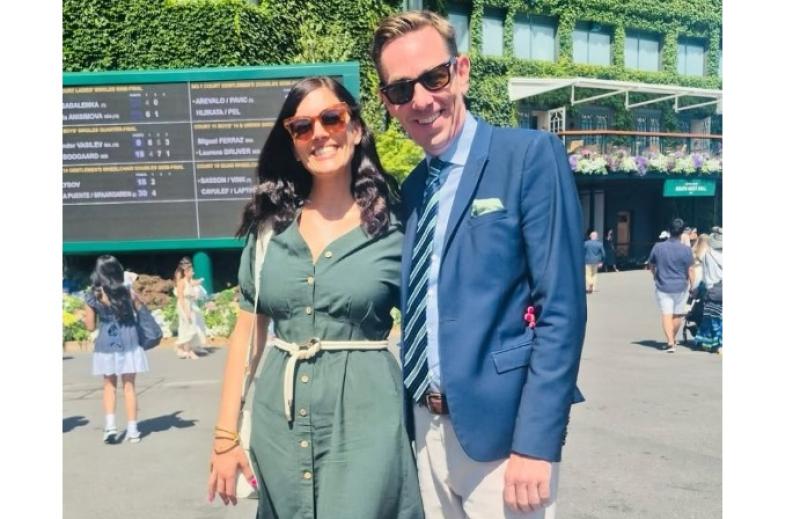 Ryan Tubridy's fiancée visits wedding section of Irish charity shop amid upcoming nuptials
