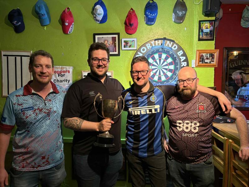Thrilling night for Dundalk darts as Dixon and McArdle light up Mickey Martin Cup