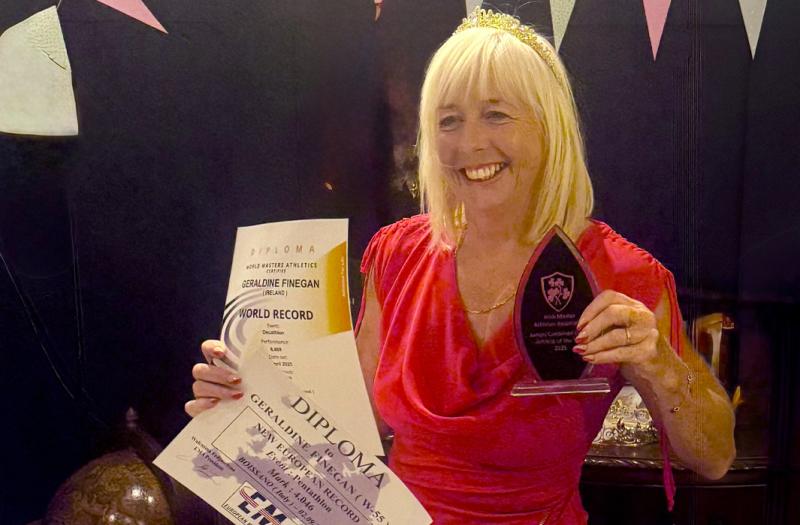 World record-breaking Louth athlete crowned national Best Jumper/Combined Event champion