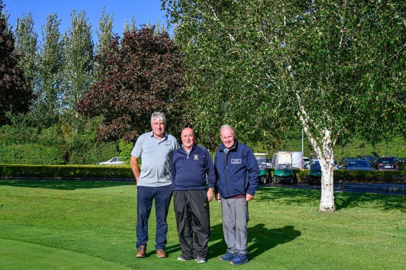 Some Volunteers President Tom McDermott, Captain Joe O'Hara and  Jimmy McMahon