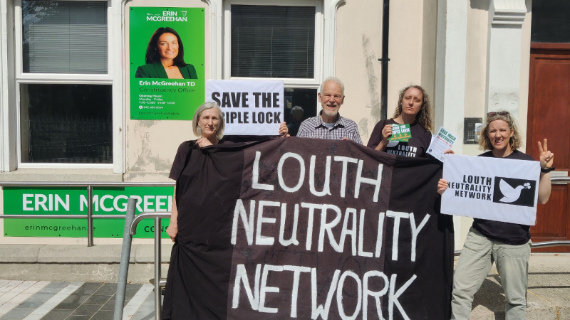 Louth Neutrality Network calls on local councillors to back Triple Lock motion 