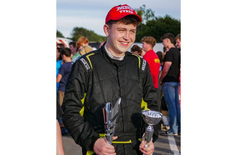 Young Dundalk racing driver Logan Hoey bids to win third championship in a row
