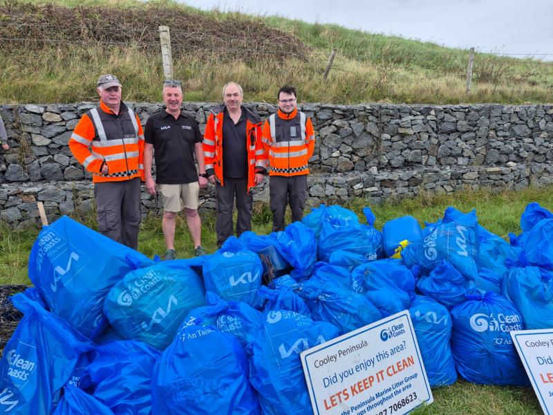 Almost 600 volunteers in Louth remove an estimated 3.4 Tonnes of beach litter