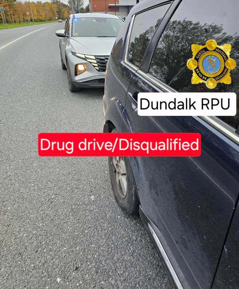 Dundalk Gardaí arrest driver for disqualified driving and cocaine use