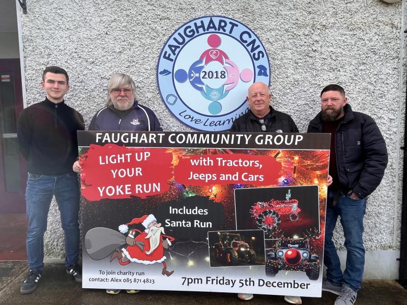 Faughart gears up for festive ‘Light Up Your Yoke Run’ in support of local school