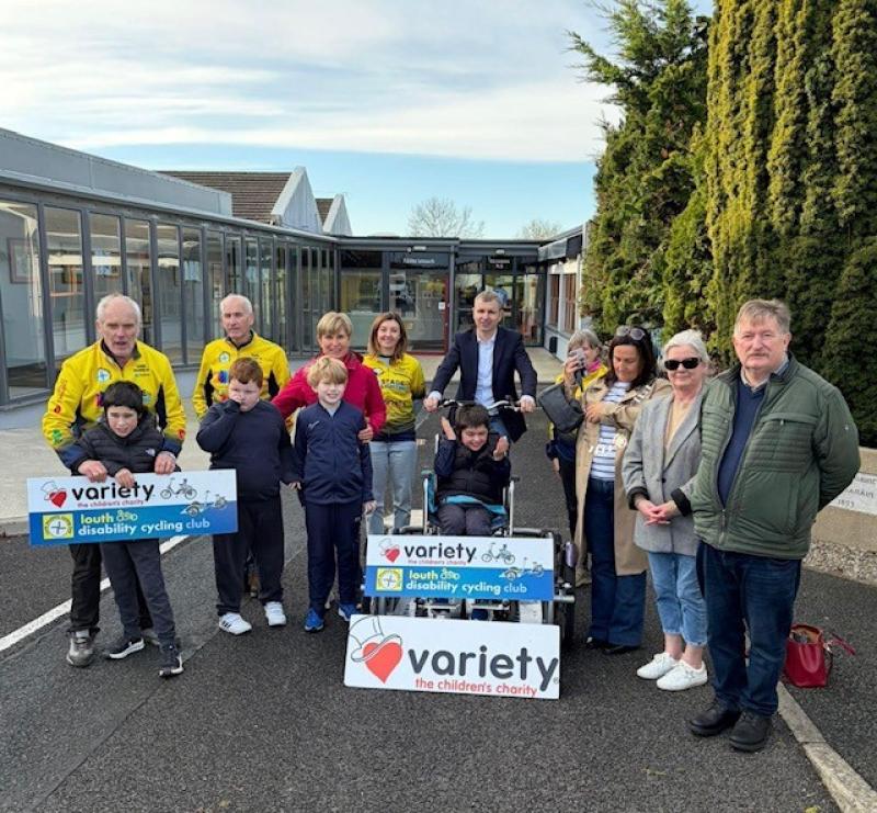 Mid-Louth councillors fund adapted bike for Scoil Mhuire gan Smál