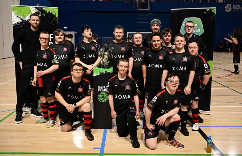 Dundalk DS futsal team finish second in their group at Cairdeas Cup