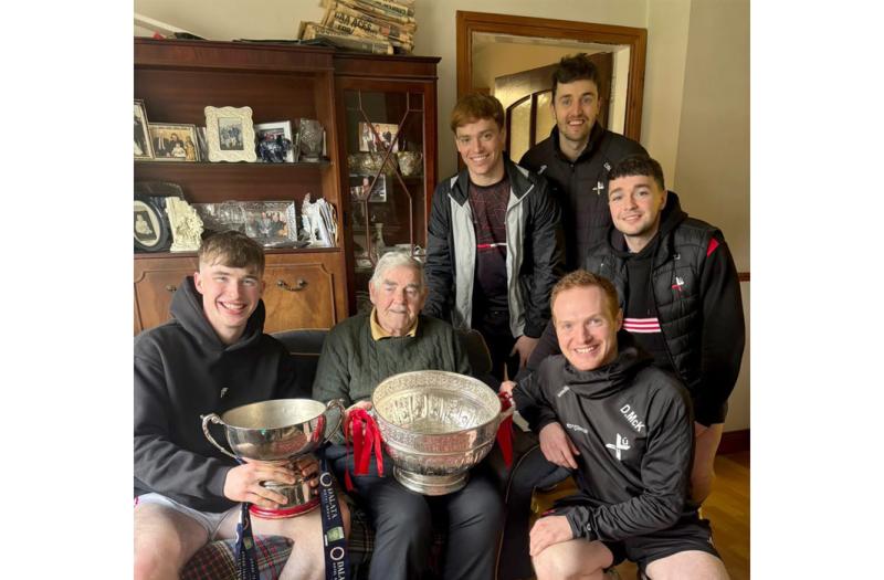 Inside Track: Patsy reacquaints with trophy he was presented with 68 years ago