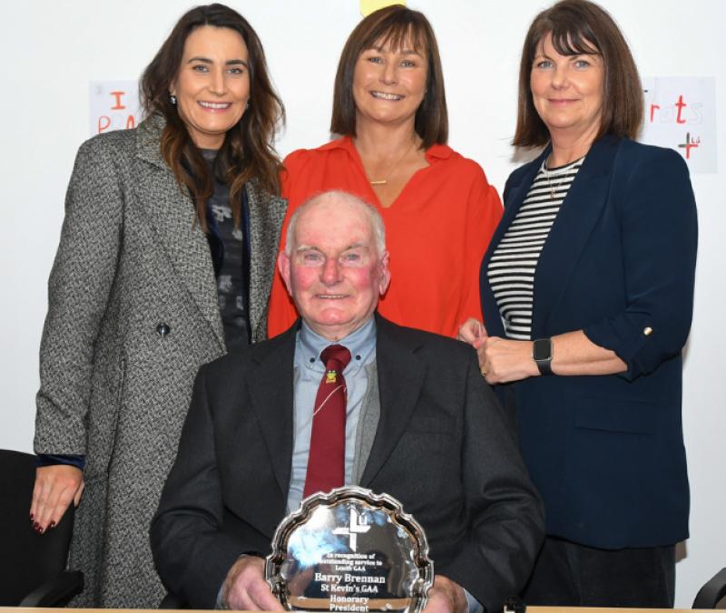 Inside Track: Barry Brennan recognised for service to the GAA