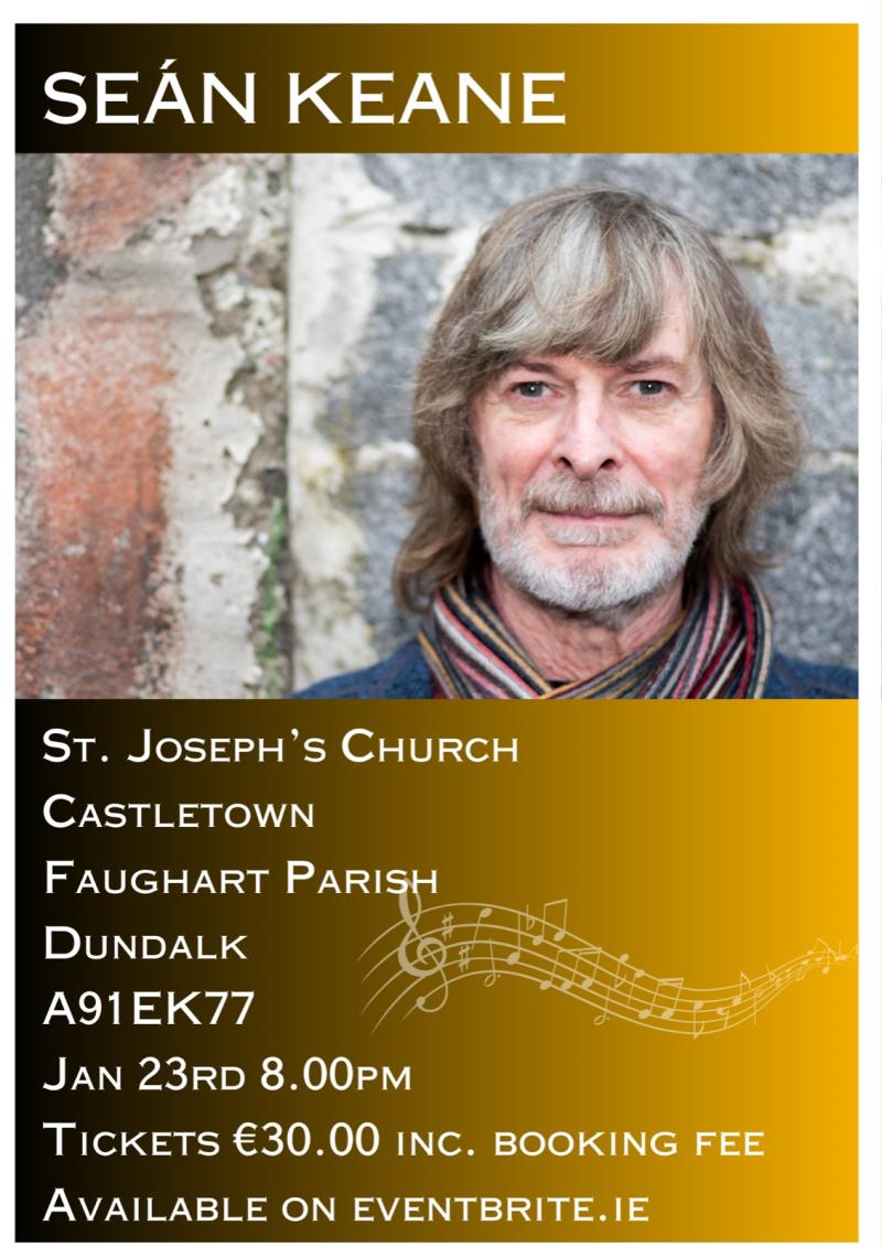 Sean Keane brings storytelling and songs to Dundalk