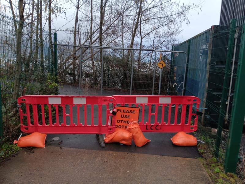 Carlingford Lough Greenway partially closed due to debris