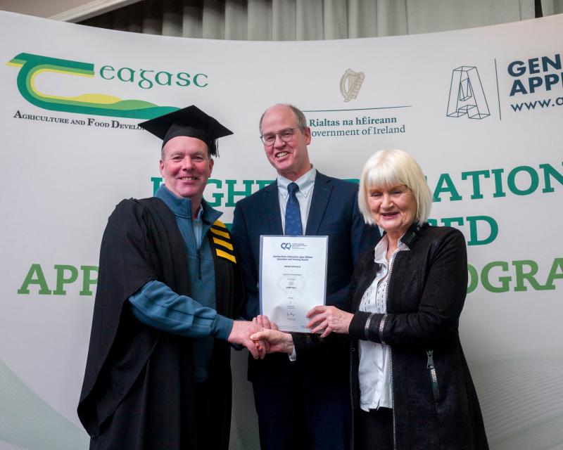 Louth graduates of first higher education apprentices in land-based sectors