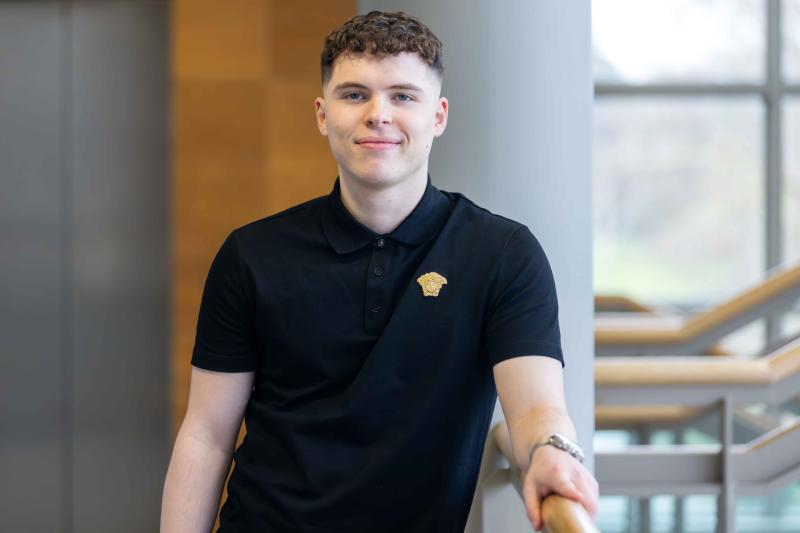 Louth student Thomas McCarragher is shaping his business future at DkIT