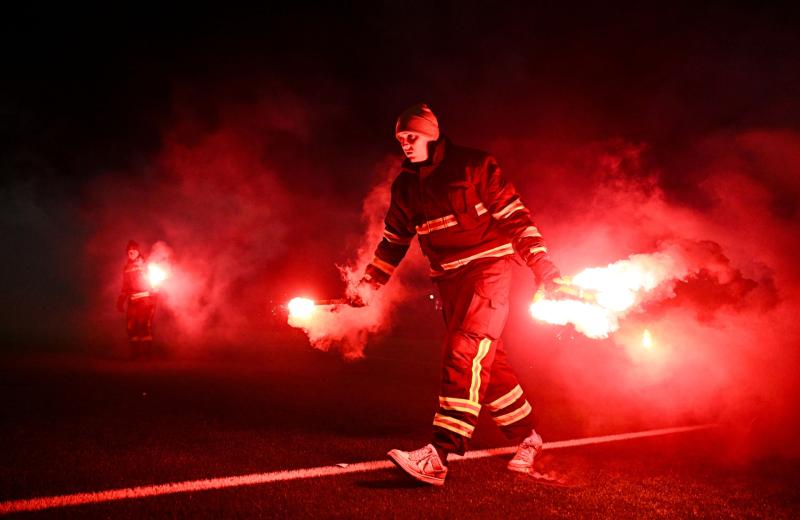 Dundalk FC pitch vandalised as crowd disturbances overshadow match