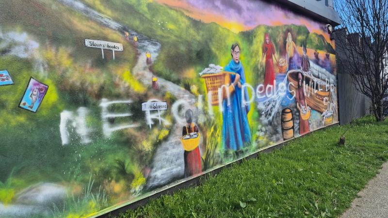 Cooley Peninsula Community Alert 'disgusted' after murals vandalised in Omeath