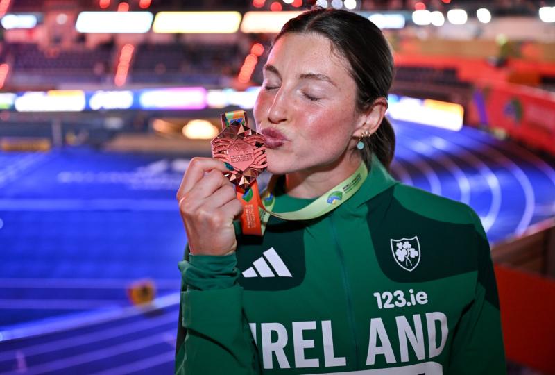 Dundalk's Kate O'Connor wins bronze at World Indoor Championship