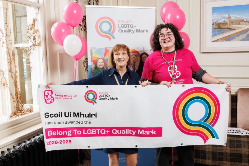 Louth school awarded national LGBTQ+ Quality Mark