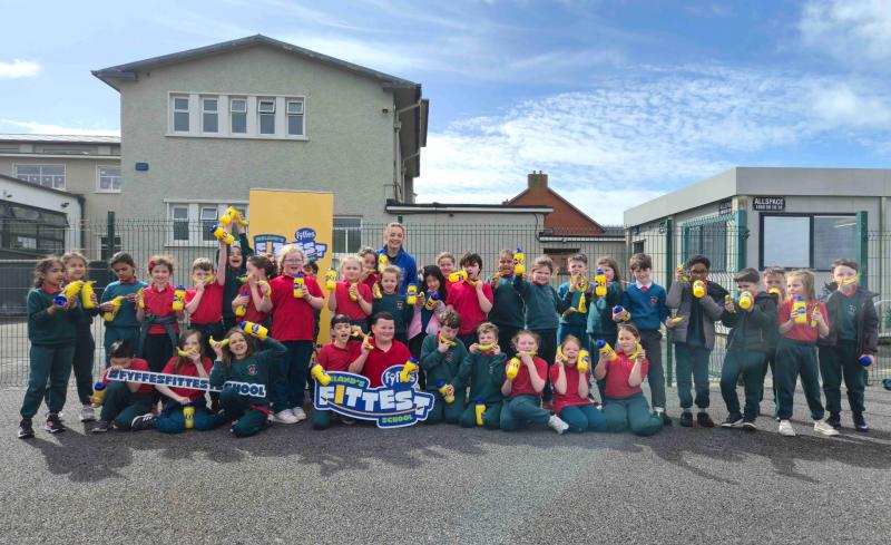 Dundalk schools host fitness visit