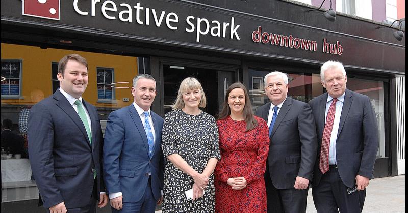 Creative Spark Downtown Hub in Dundalk town centre  opened its doors today