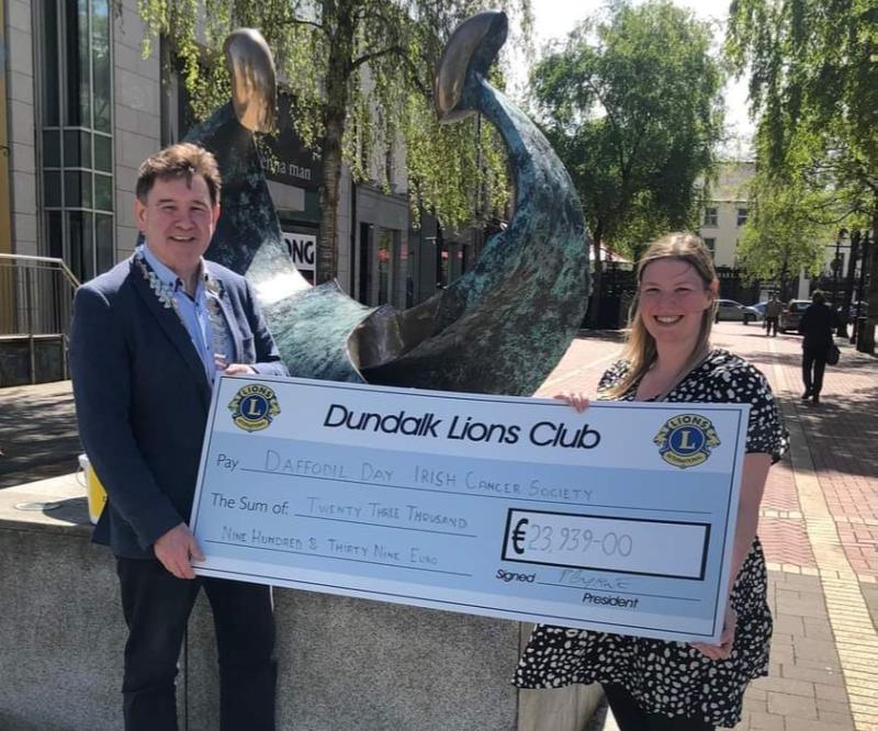 Dundalk  Daffodil Day collection raises almost €24,000 for the Irish Cancer Society.
