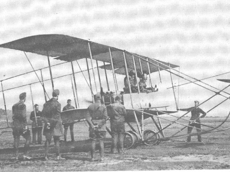 The very first airplane over Dundalk