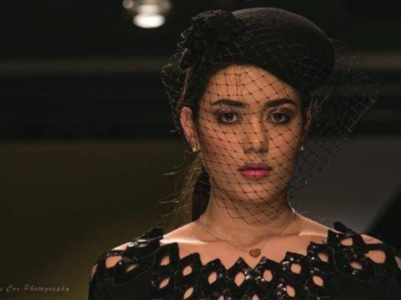 Local model dons Bond hat in Belfast