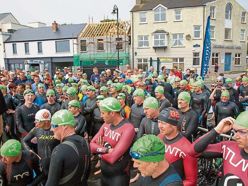 Massive numbers compete at the Blackrock Sprint Triathlon