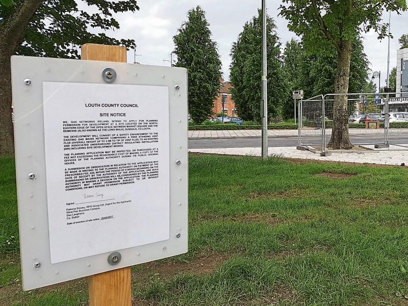 Gas Networks Ireland apply to install 3.5m flue at Demesne