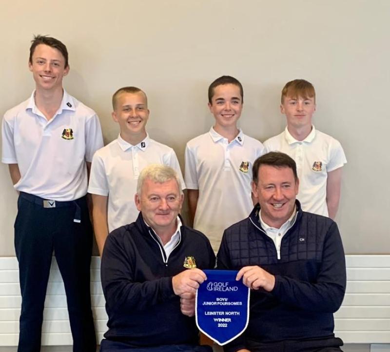 Dundalk Golf Notes: Junior Foursomes side secure North Leinster title