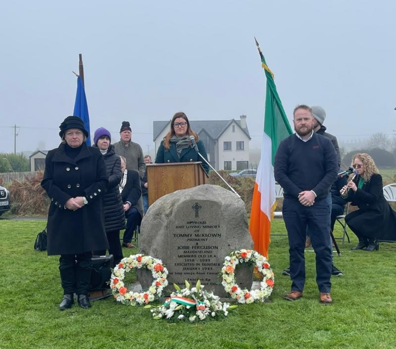 Centenary commemoration held to honour two north Louth men