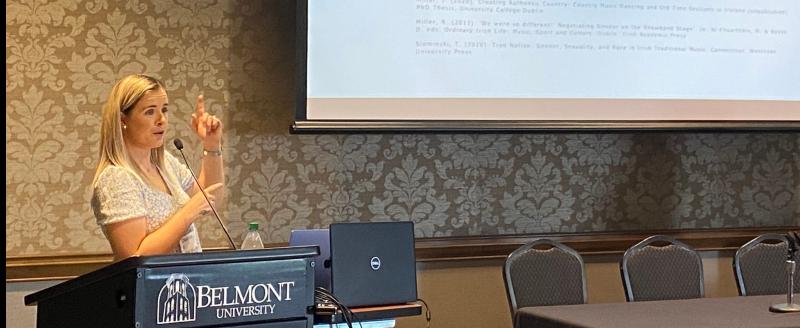 Dundalk Institute  music researcher presented her work in Nashville