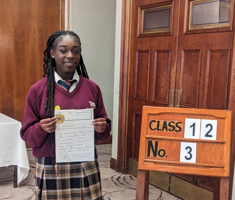 Newry Feis success for Coláiste Chú Chulainn student