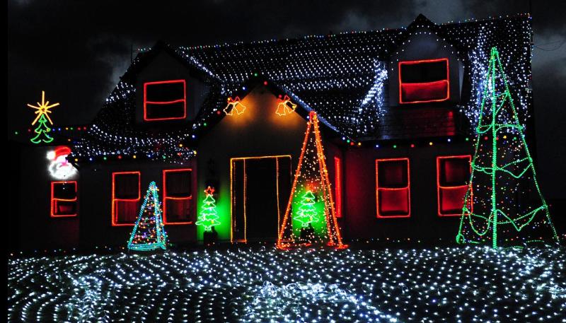 Louth family light up their house for Christmas to raise money for charity