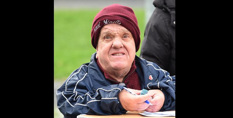 PICTURE: Louth man back in action selling St Mary's Lotto tickets after hospital stay