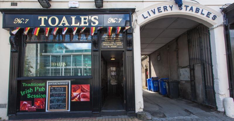 Fundraising gig in Toale's Bar Dundalk for North Louth Hospice