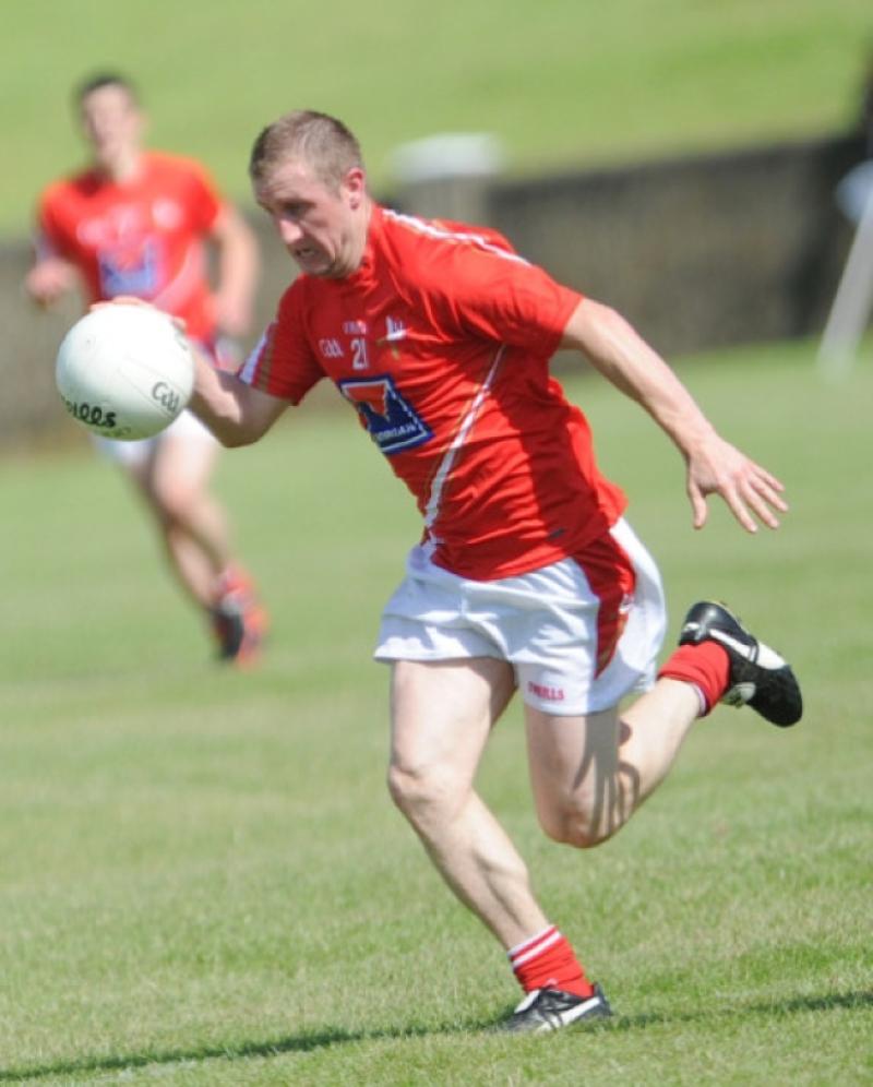 Ray Finnegan on one of his upfield runs on Sunday